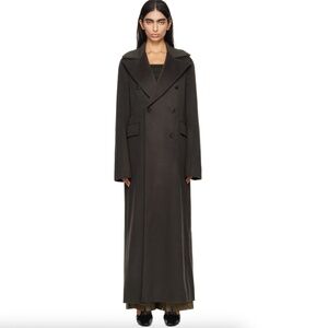 Nanushka Gray Damira Coat